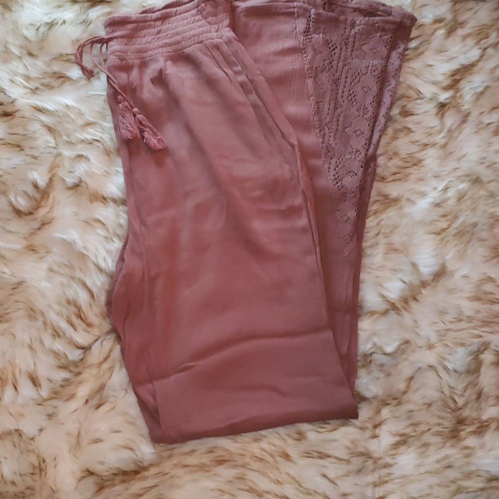 Hippy Blousy high waisted flare leg pants
